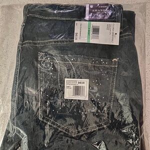 GLORIA VANDERBILT AMANDA JEANS - 8 SHORT